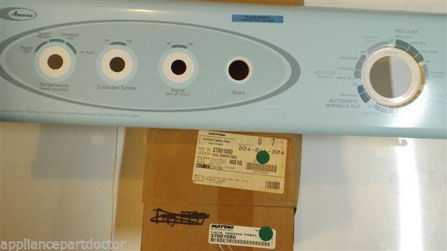 Amana Dryer 37001080 Facia- gra NEW IN BOX Amana Dryer 37001080 Facia- gra NEW IN BOX